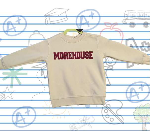 Morehouse Letter Sweater